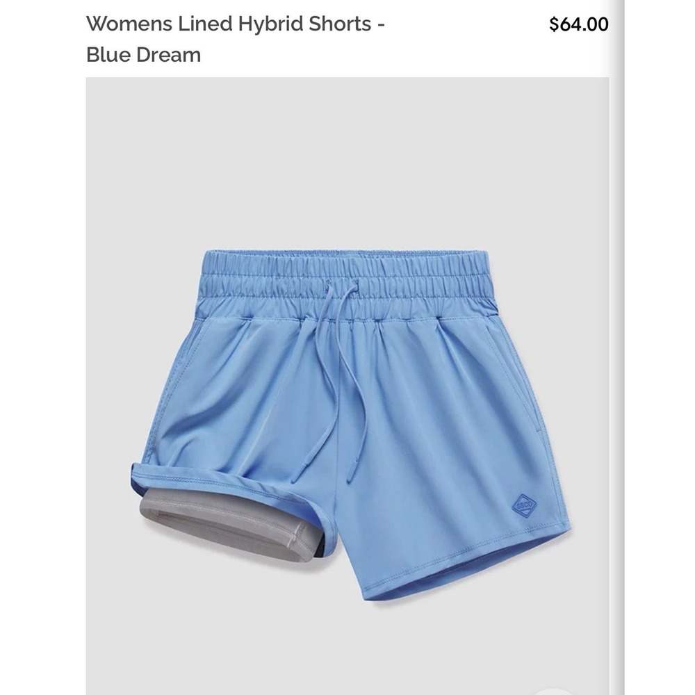 Southern Shirt Co Women's Lined Hybrid Shorts XL NWOT